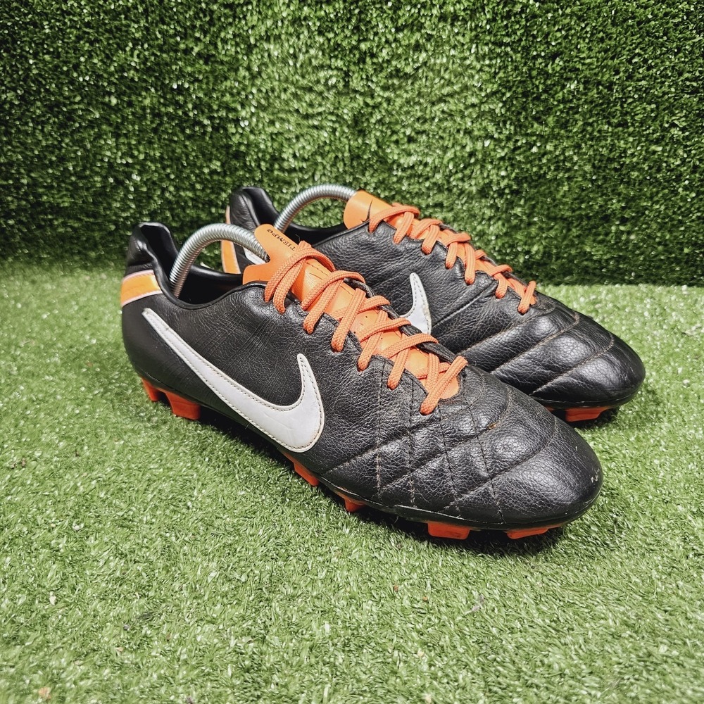 Nike Tiempo Legend IV Elite 2006 Black Leather Soccer Cleats 315284-027 Mens 11
